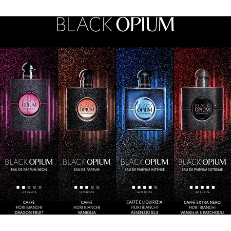 ysl black opium types|opium black yves saint laurent.